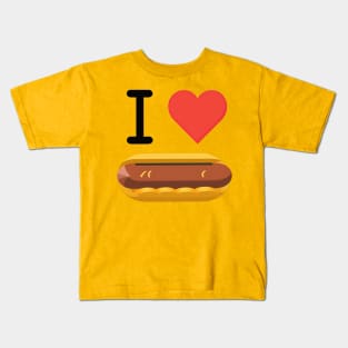 I Love Hotdogs Kids T-Shirt